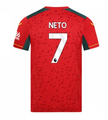 Wolves Pedro Neto #7 Bortatröja 2023-24 Kortärmad